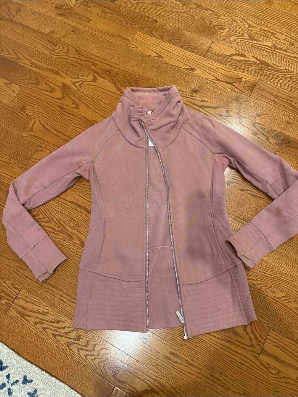 lululemon athletica Mauve Zip-Front Sweatshirt